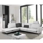 كنب زاوية قماش بتصميم أنيق