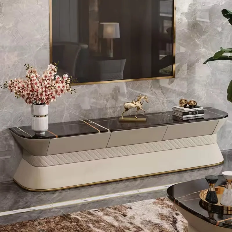 طاولة-تلفاز (1) طاولة تلفاز بنمط راقي