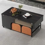 طاولة قهوة متعددة المزايا مع 4 كراسي