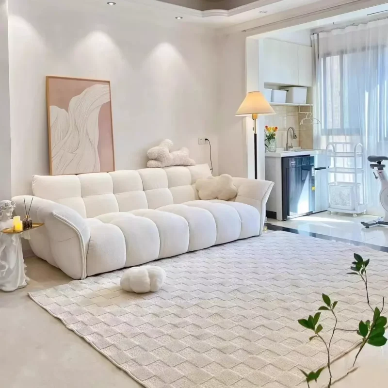 كنب مودرن من قماش بتصميم أنيق