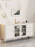 طاولة بوفيه خشب بتصميم مميز وانيق