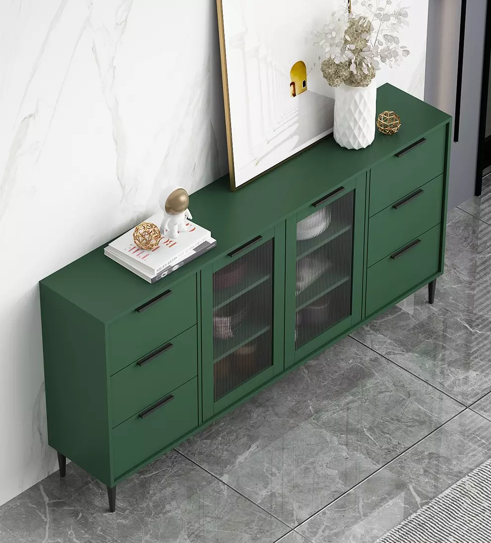 طاولة-بوفيه (2) طاولة بوفيه طعام بتصميم بسيط