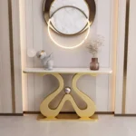 كونسول رخام بتصميم فاخر وأنيق
