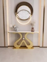 كونسول رخام بتصميم فاخر وأنيق