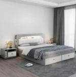 طقم غرفة نوم كاملة بتصميم بسيط