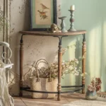 طاولة كونسول خشب بتصميم ريفي