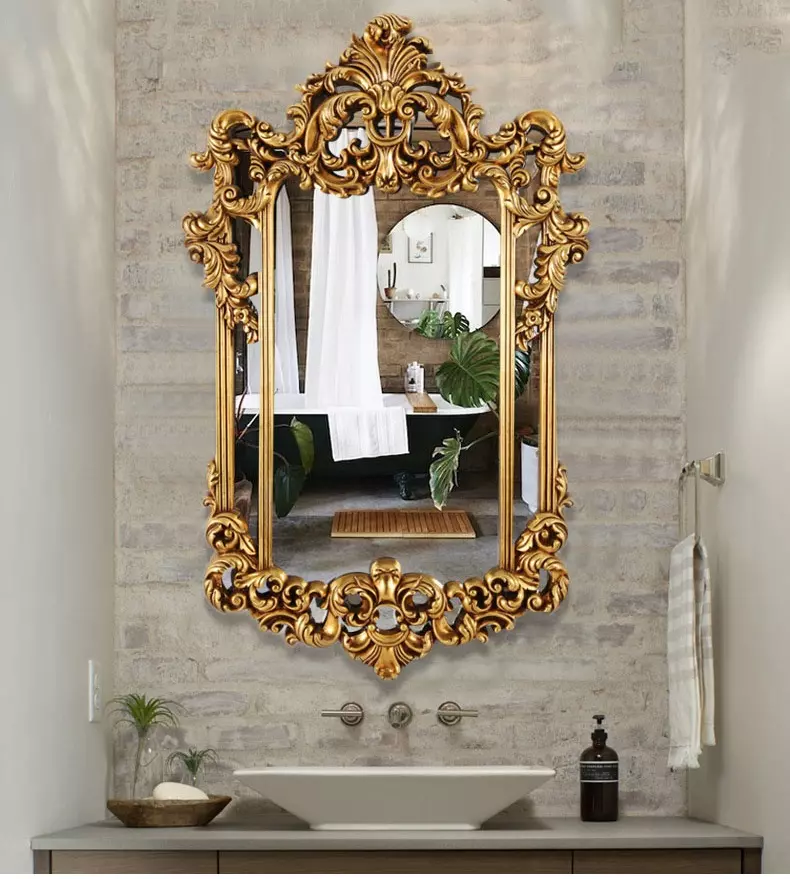 مرايا (8) مرايا جدارية بتصميم ملكي