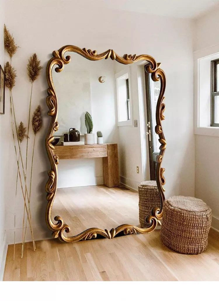 مرايا-طويلة (1) مرايا طويلة مع اطار بتصميم ريفي