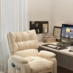 كرسي استرخاء مع مسند للقدم لاكثر راحة